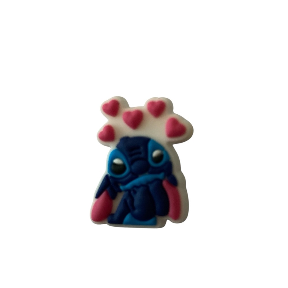 Stitch Hearts Croc Charm